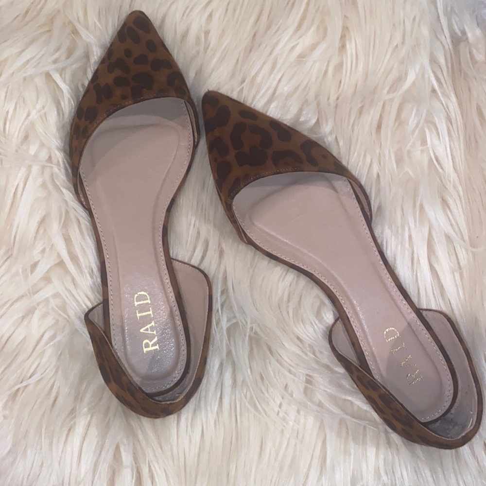 cheetah print flats 🐆
